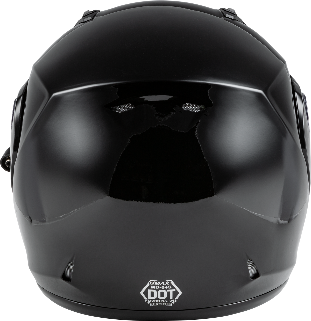 GMAX MD-04S Snow Helmet Solid w/Quick Release Buckle Electric Shield Black