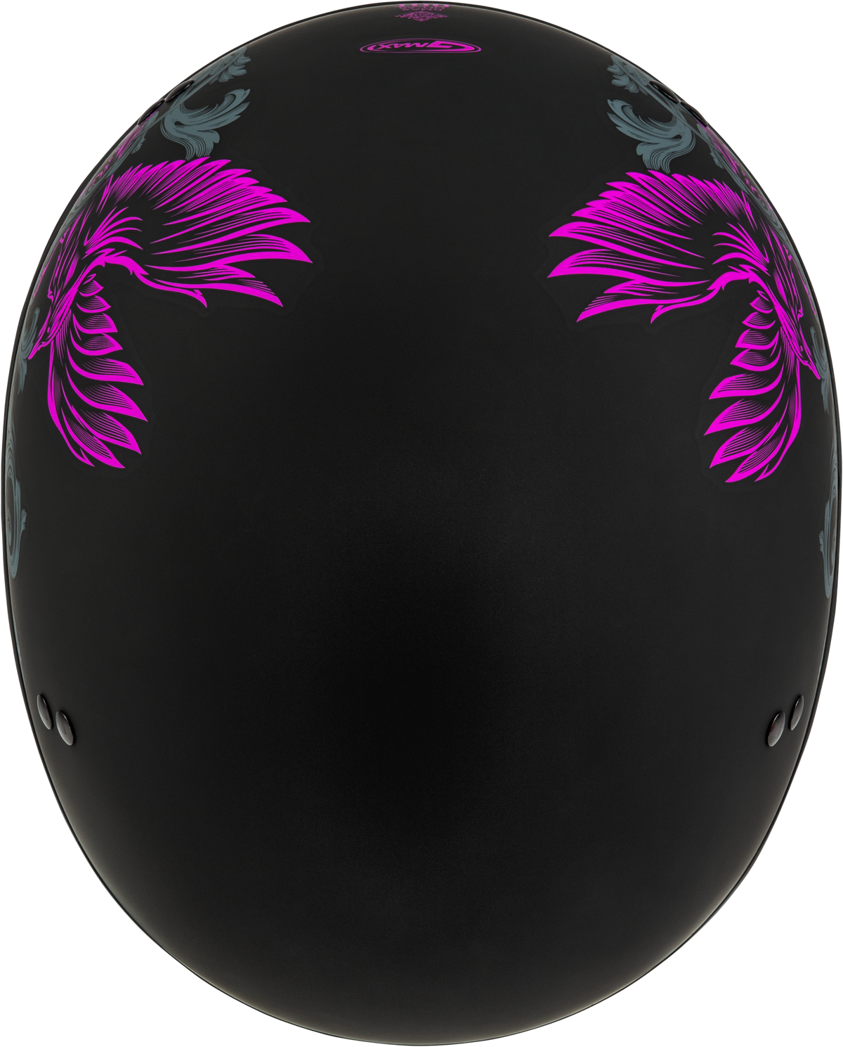 GMAX HH-65 Corvus Helmet Black/Purple/Grey