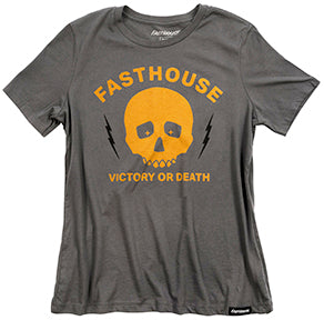 Fasthouse Womens Victory Tee - White
