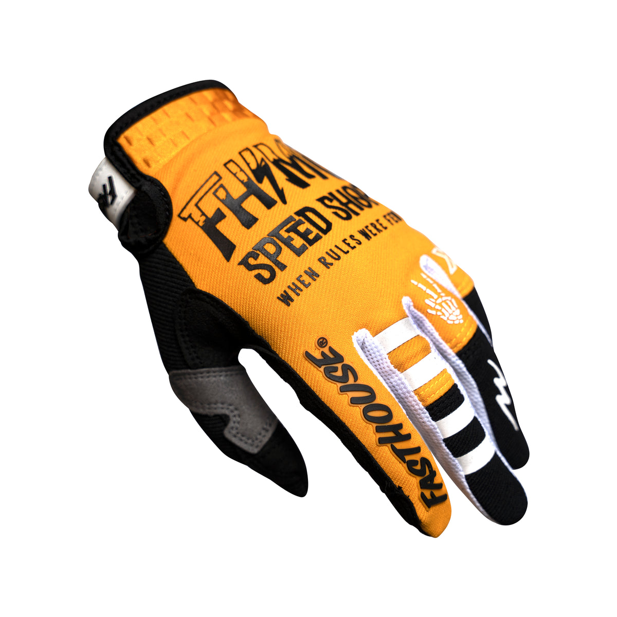 Fasthouse  Youth Speed Style Brute Glove - White/Black