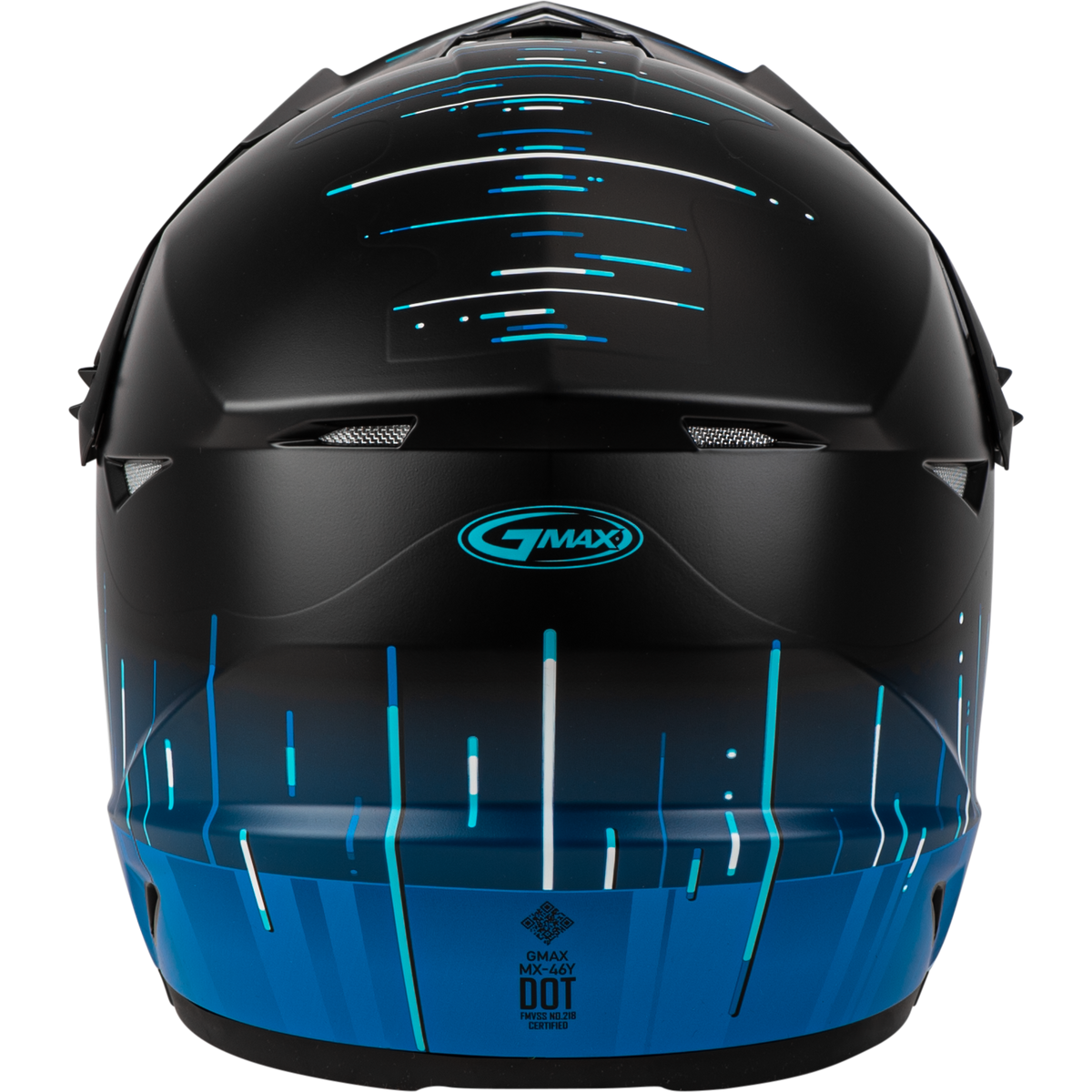 GMAX MX-46 Frequency Helmet Matte Black/Blue