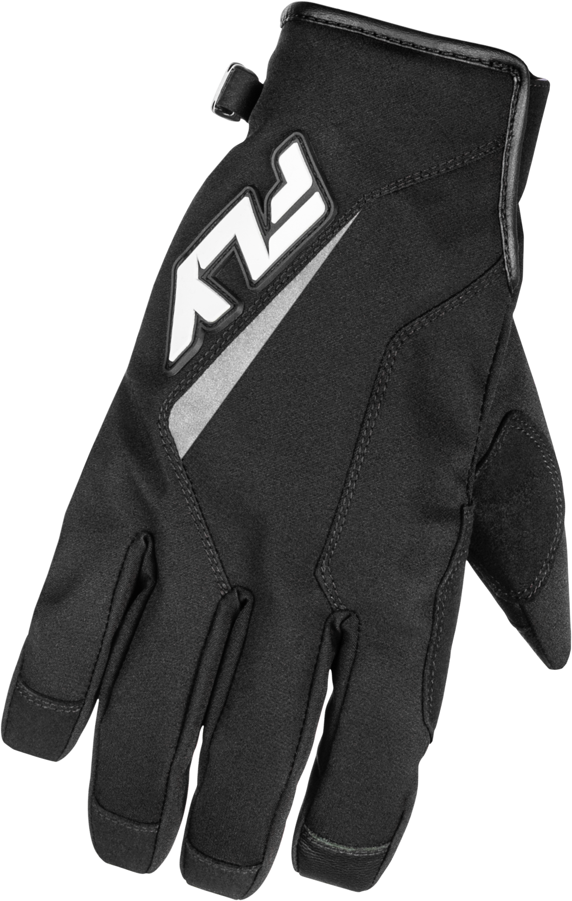 Fly Racing Youth Title Gloves - Black/White
