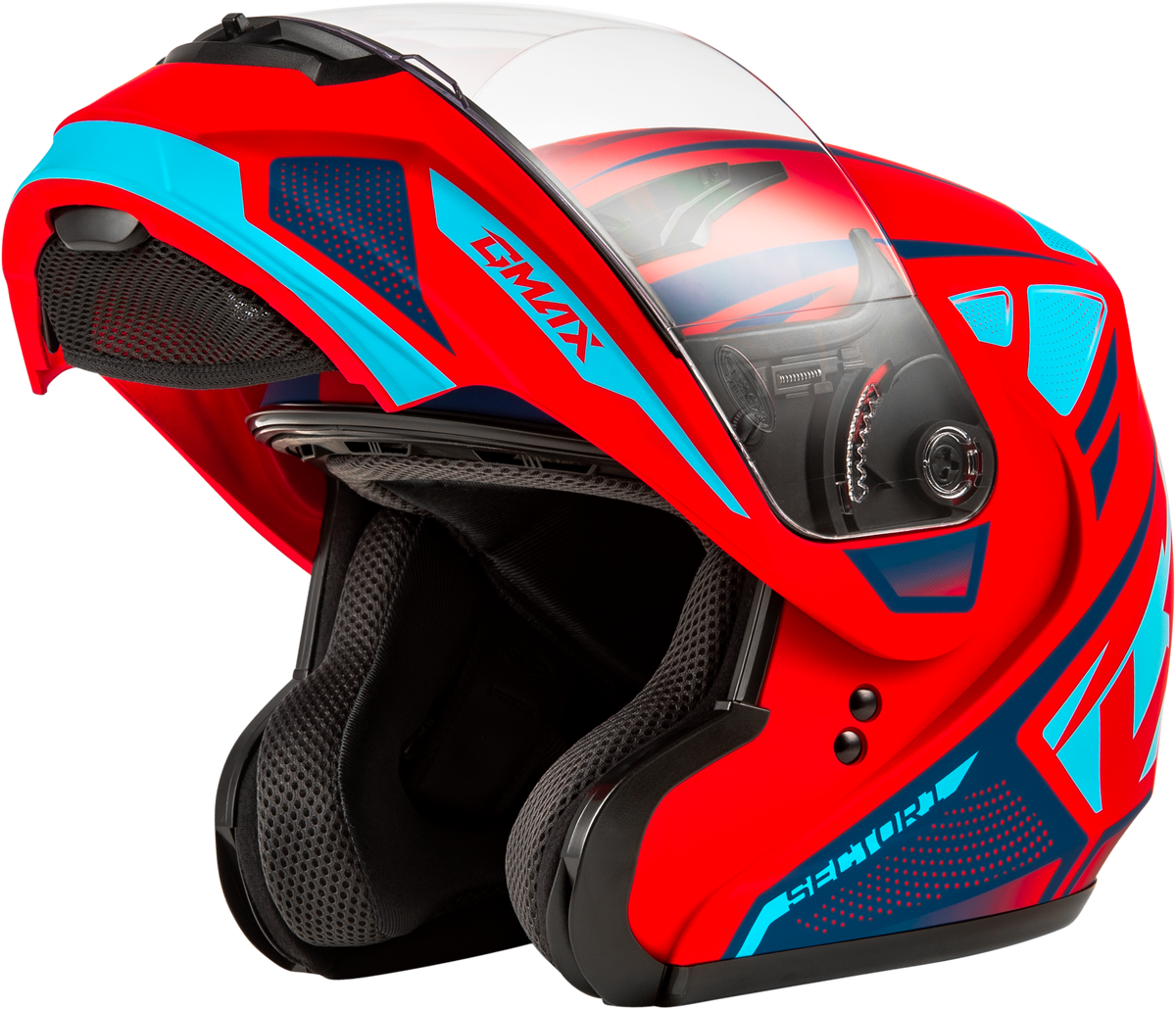 GMAX MD-04 Sector Helmet Red/Blue