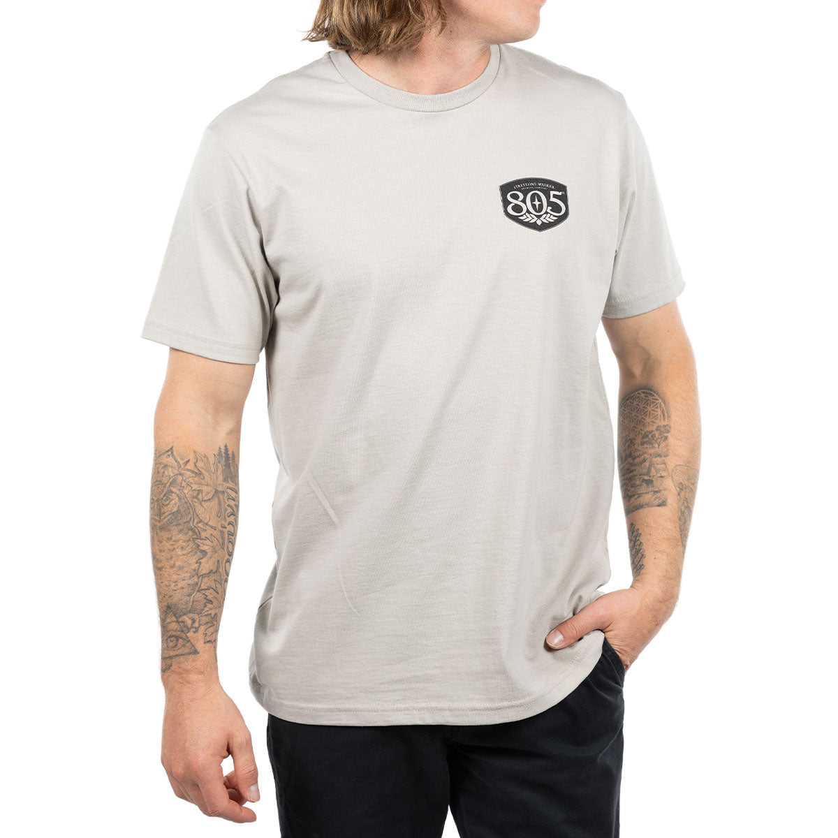 Fasthouse Premier Outlaw Tee - Light Gray