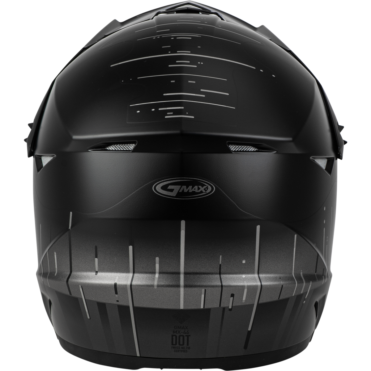 GMAX Youth MX-46 Frequency Helmet Matte Black/Grey