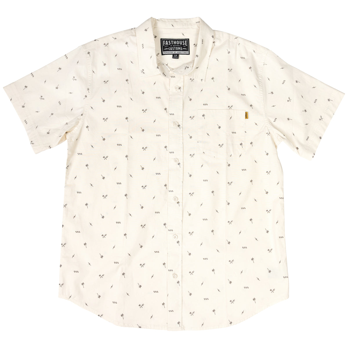 Fasthouse Retrospect Button Up Shirt - Black