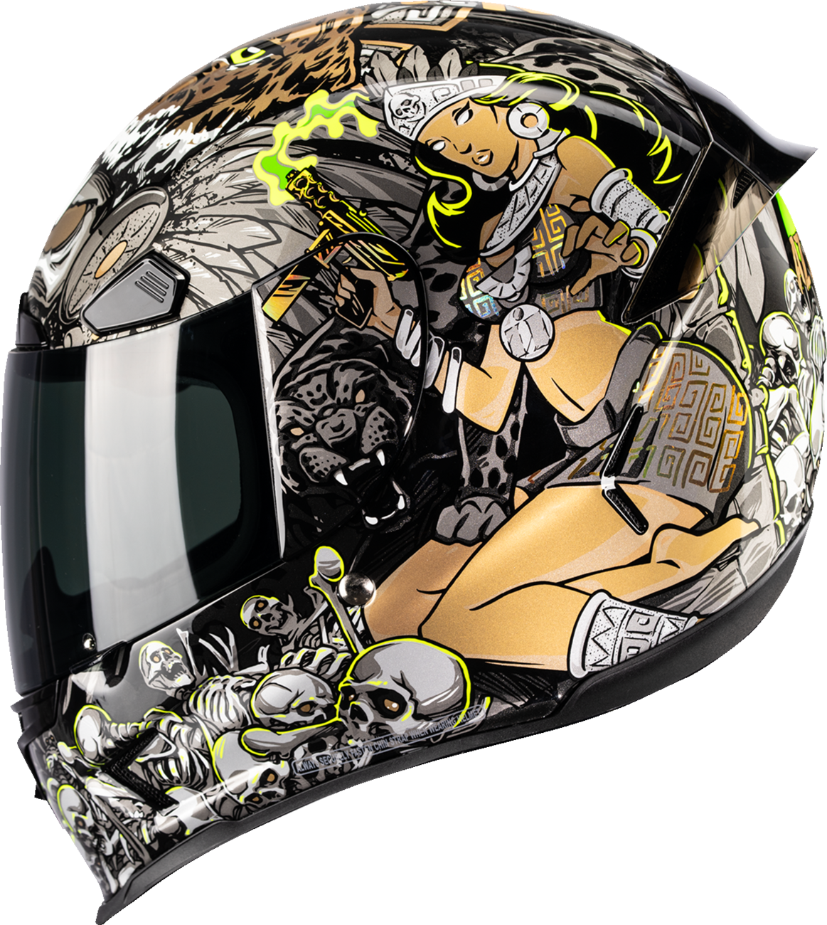Icon Airframe Pro Helmet - Aztec Nine - Gold