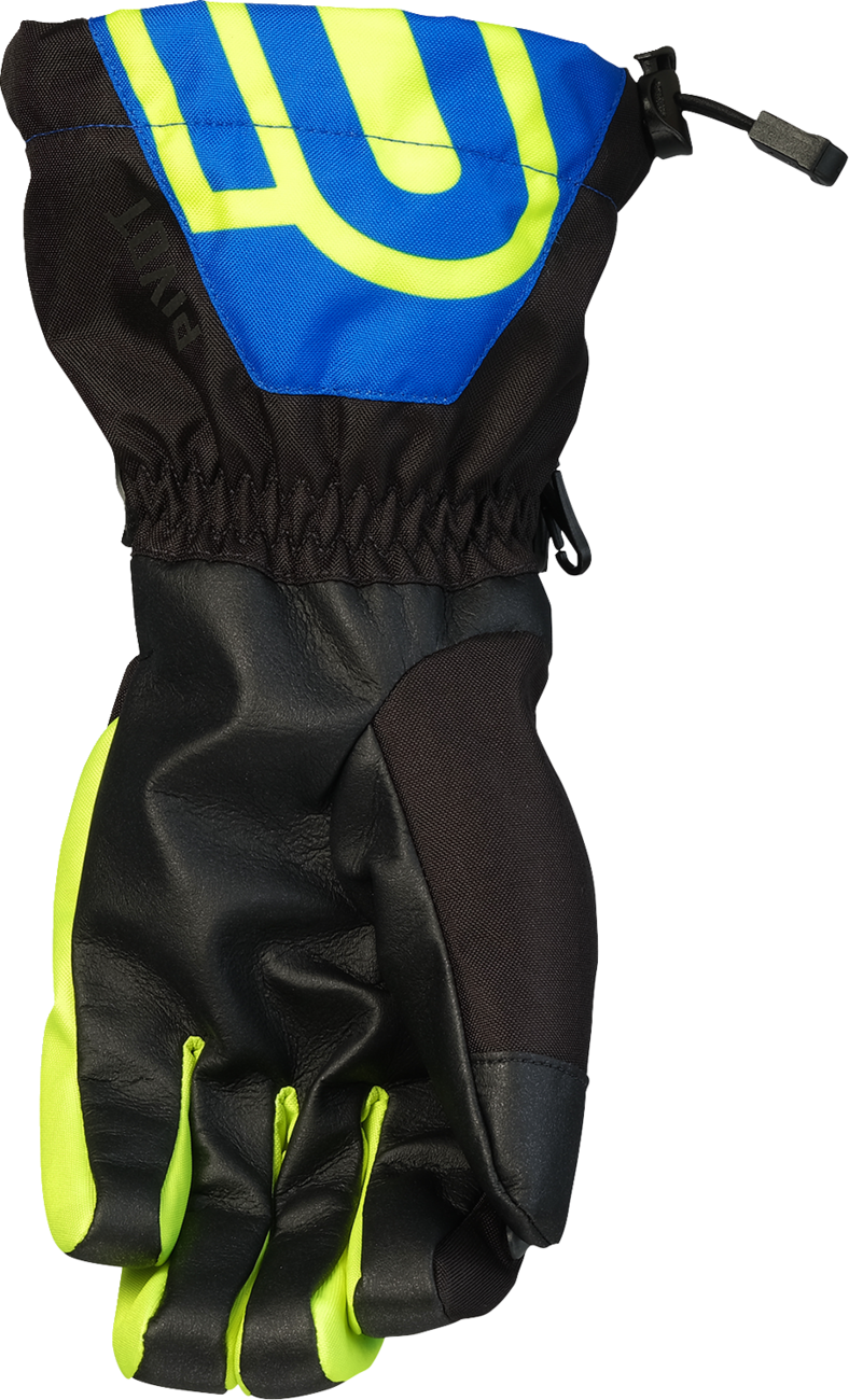 Arctiva Pivot 8 Gloves - Blue/Hi-Vis