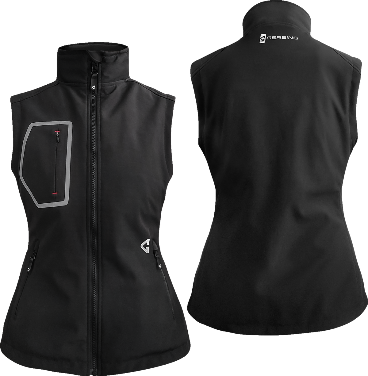 Womens 7V Torrid Softshell Heated Vest 2.0 - Black