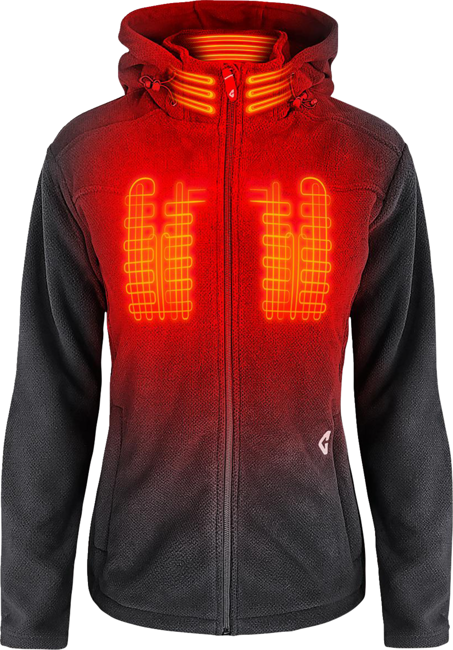 Womens 7V Thermite Fleece Heated Jacket 2.0 - Gray