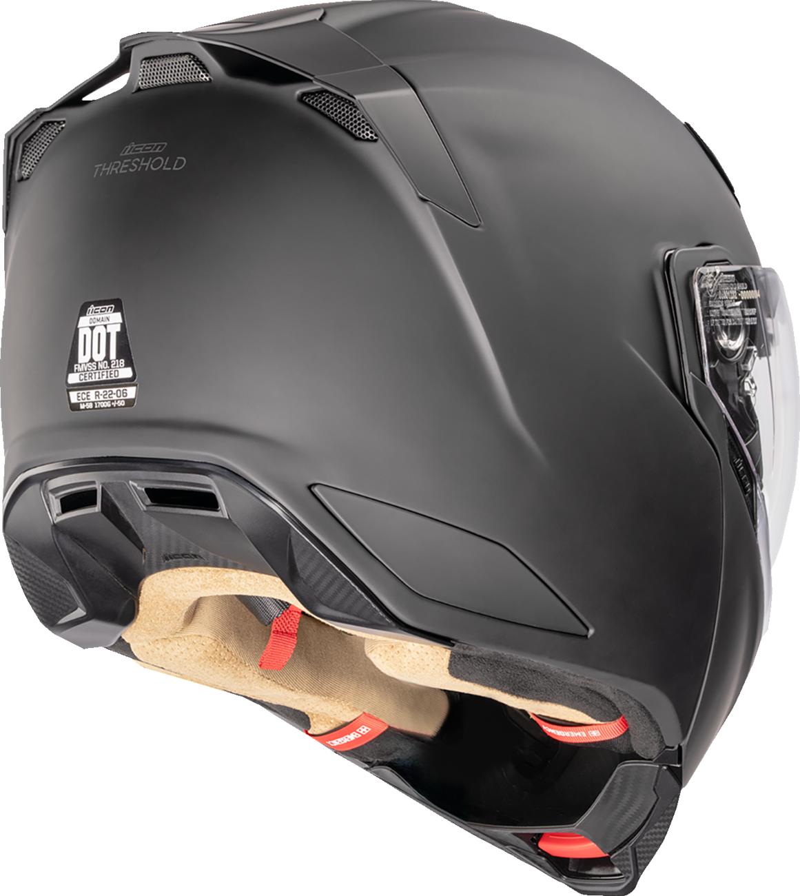 Icon Threshold Modular Helmet - Matte Black
