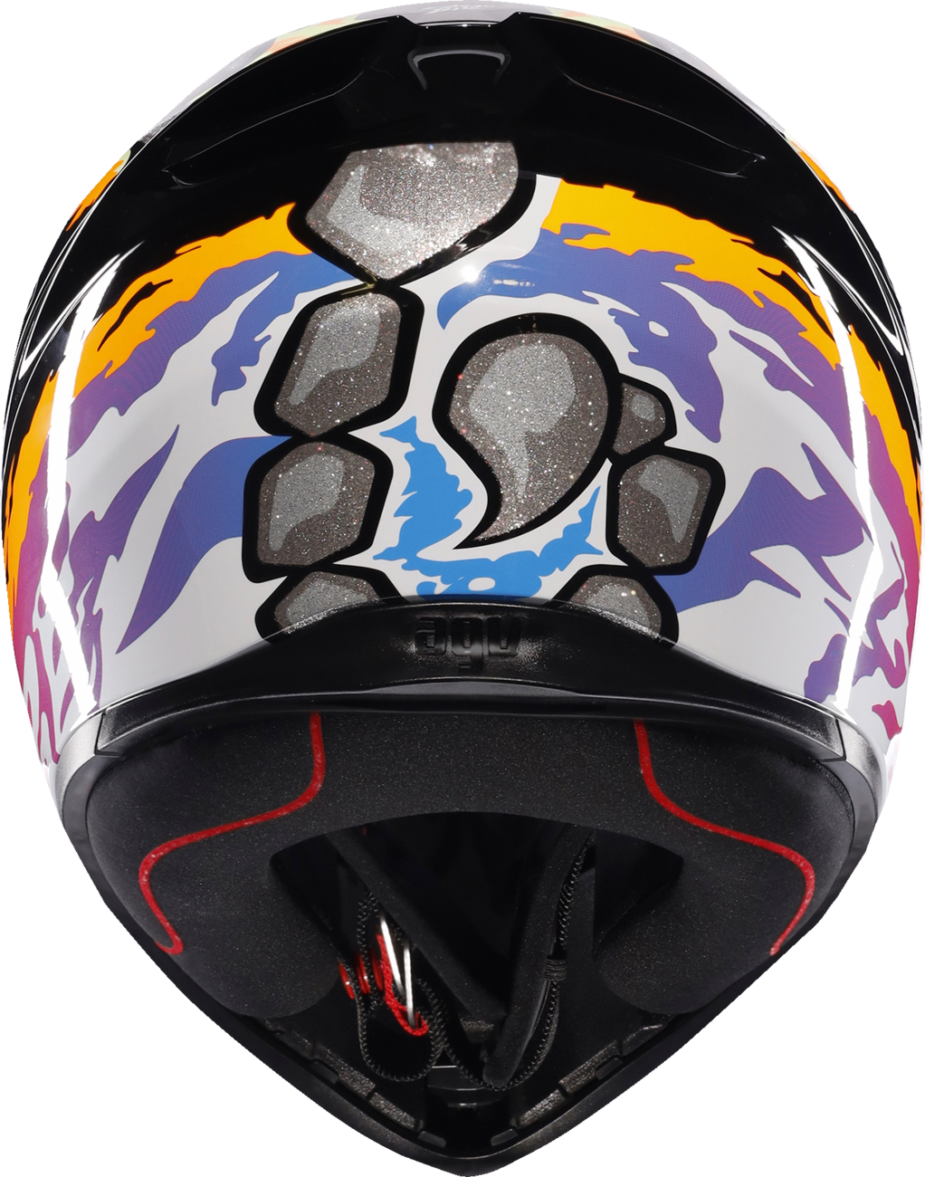 agv helmet new design K3 - Striga - Black/Gray/Red along with adjustable air vents K1 S motorcycle road Helmets: