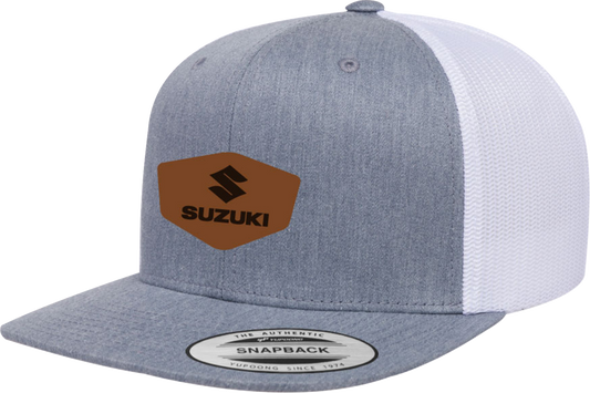 Facotry Effex Suzuki Heritage Snapback Hat - Heather White