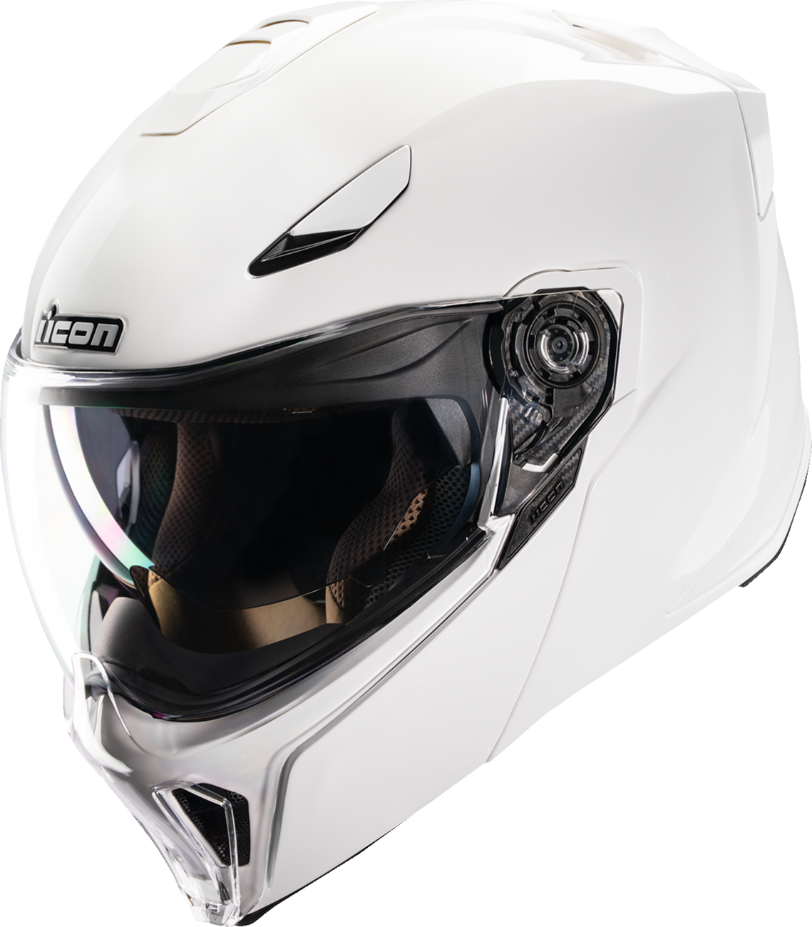 Icon Threshold Modular Helmet - Gloss White