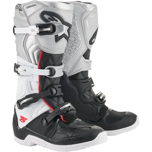 Alpinestars Tech 5 Limited Edition Victory Boots - Black/White/Silver