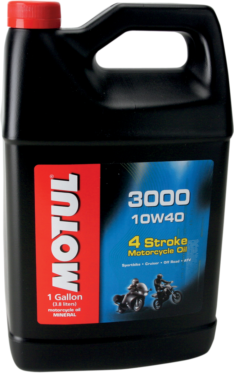Motul 3000 Mineral 4T Engine Oil - 1 US gallon - 1 US gallon