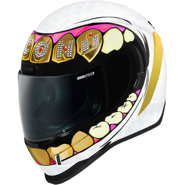 Icon Airform Grillz Helmet (CLOSEOUT) - White