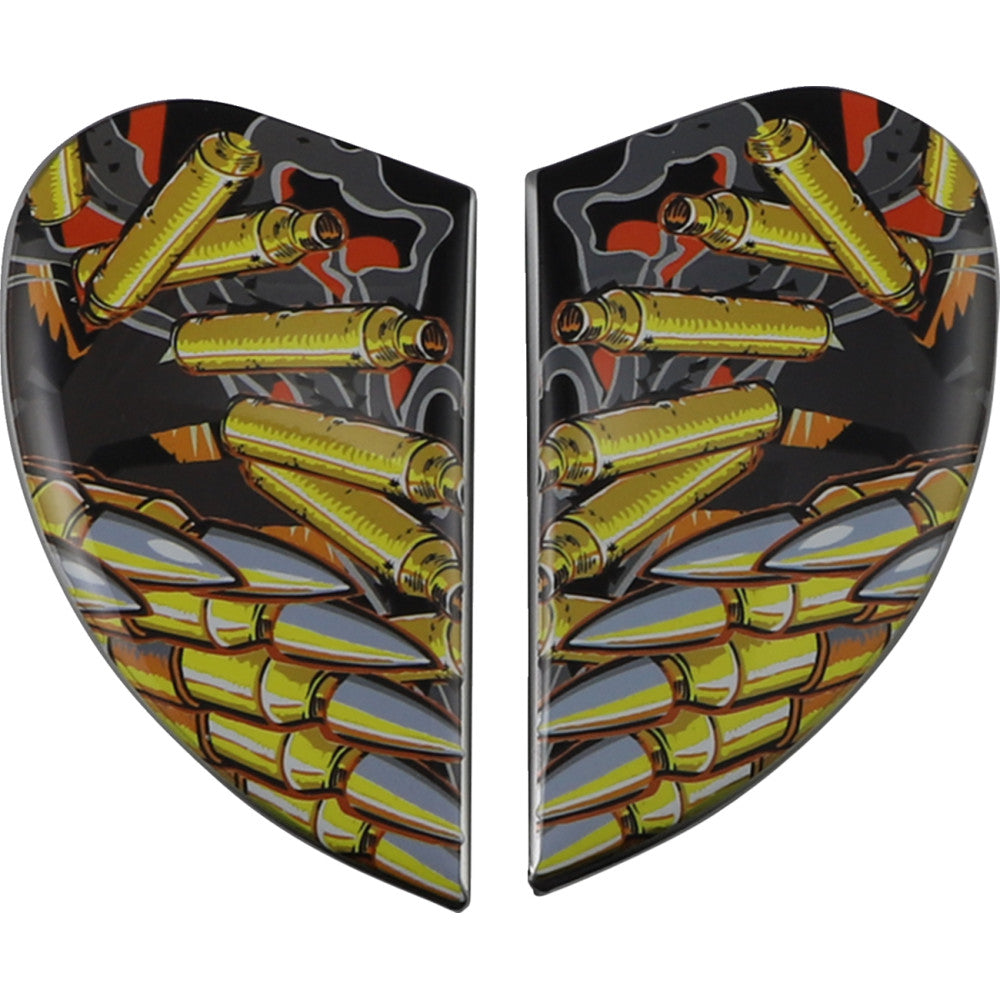 Icon Airform Helmet Side Plates - Warthog Silver