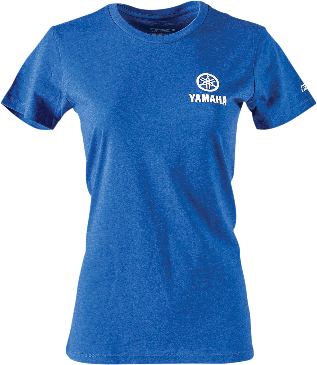 Facotry Effex Womens Yamaha Icon T-Shirt - Heather Royal Blue