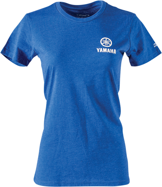 Facotry Effex Womens Yamaha Icon T-Shirt - Heather Royal Blue