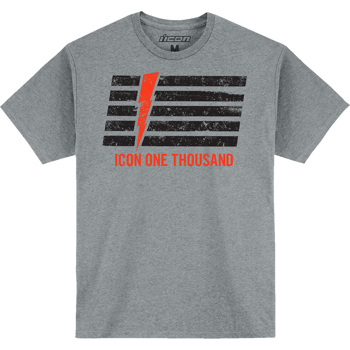 Icon Invasion Stripe T-Shirt - Gray