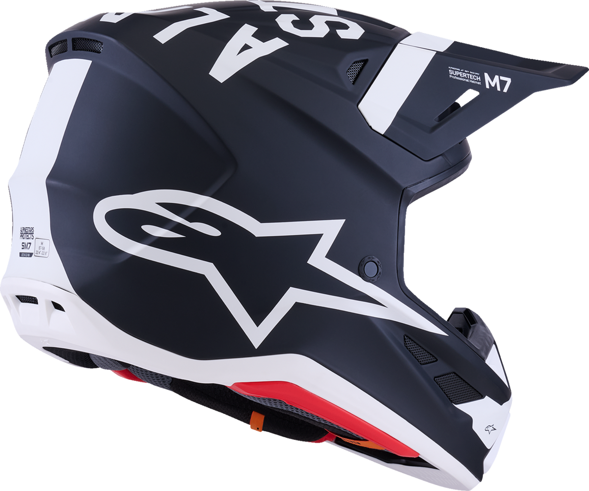 Alpinestars SM7 Dasher Helmet Matte Black/White