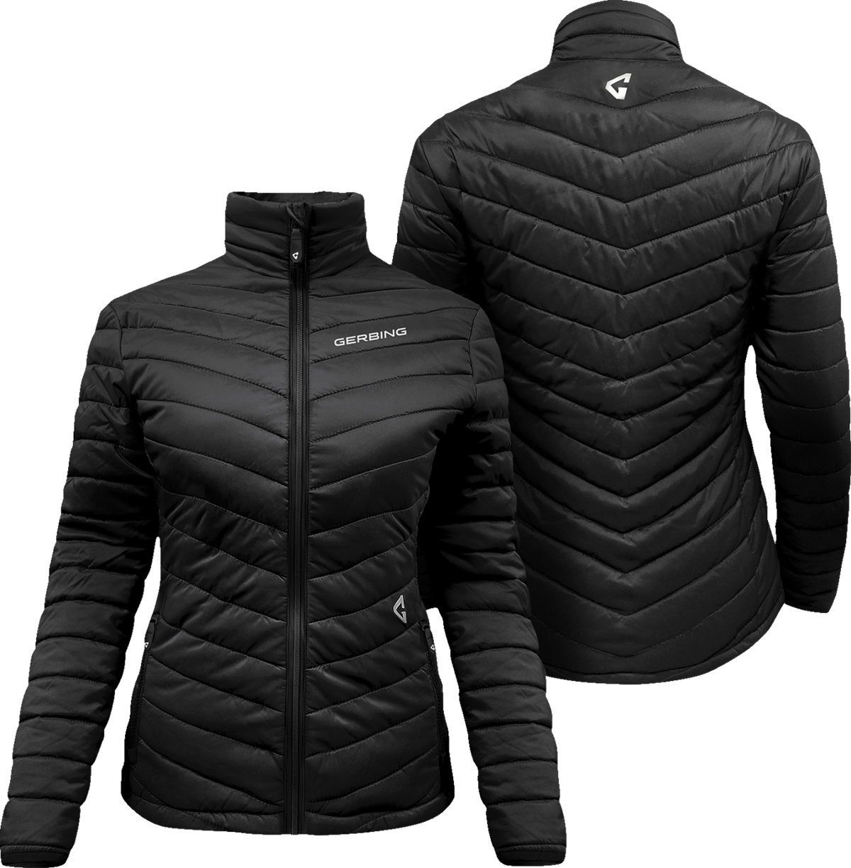 Womens 7V Khione Insulated Heated Puffer Jacket 2.0 - Black