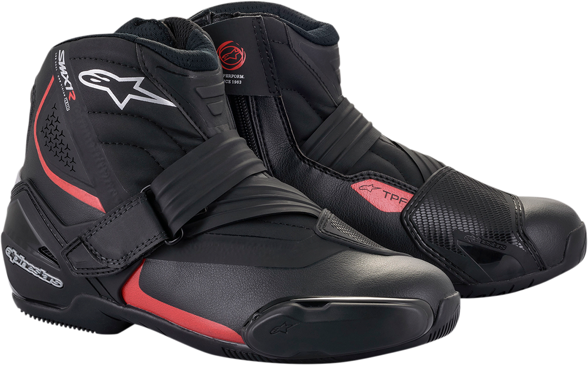 Alpinestars SMX-1 R v2 Boots - Black/Red