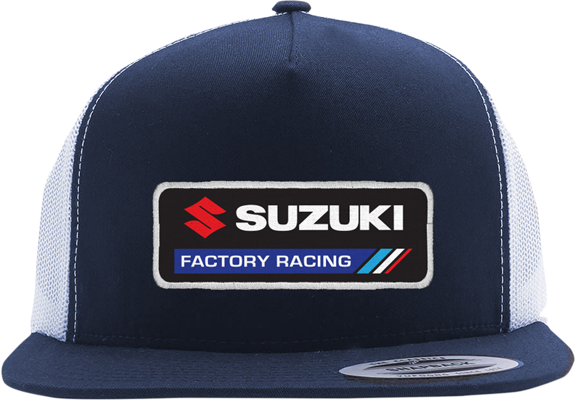 Facotry Effex Suzuki Factory Hat - Navy/White