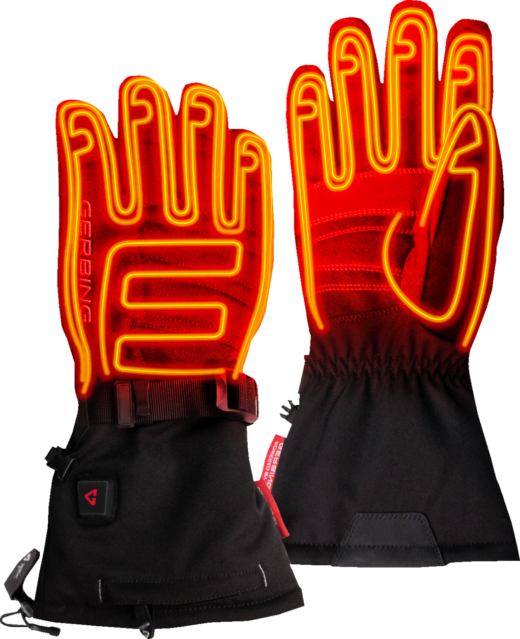 7 V S7 Battery Heated Gloves - Black
