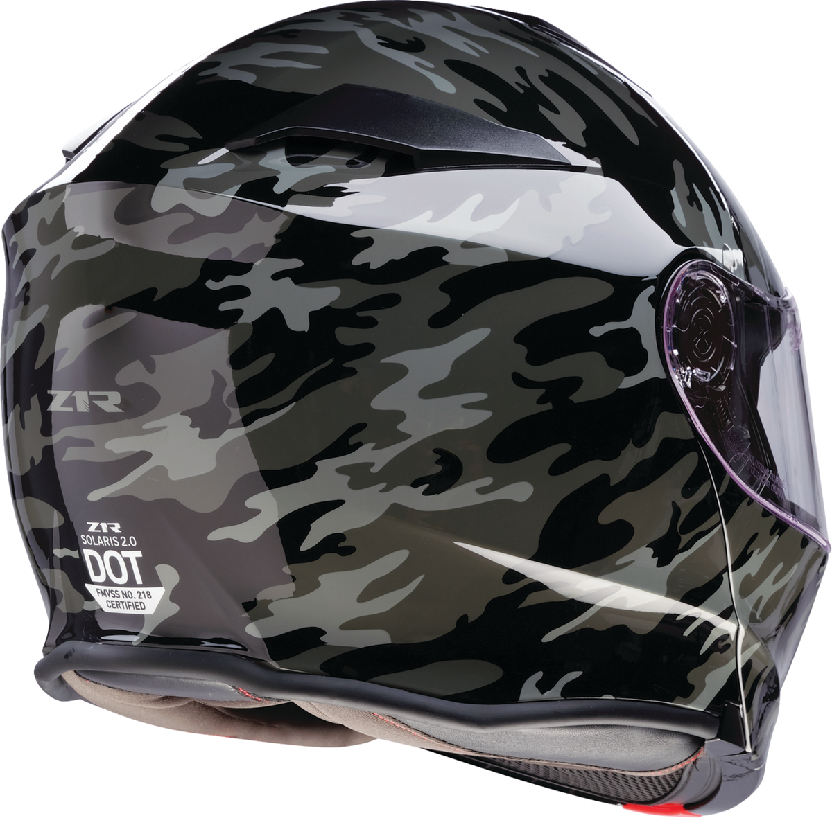 Z1R Solaris 2.0 Modular Camo Helmet - Black/Gray