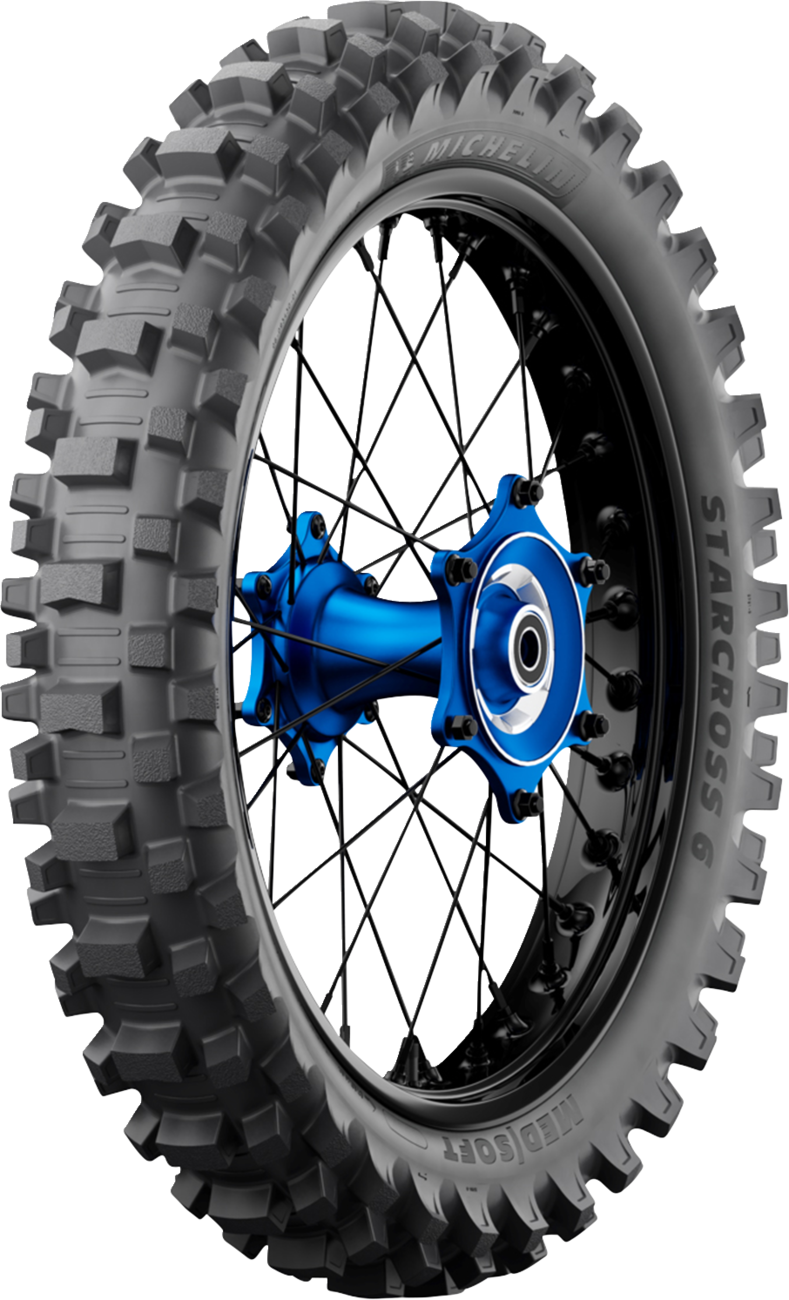 Michelin StarCross 6 Medium Soft Rear Tire - 120/90-18 - 65M