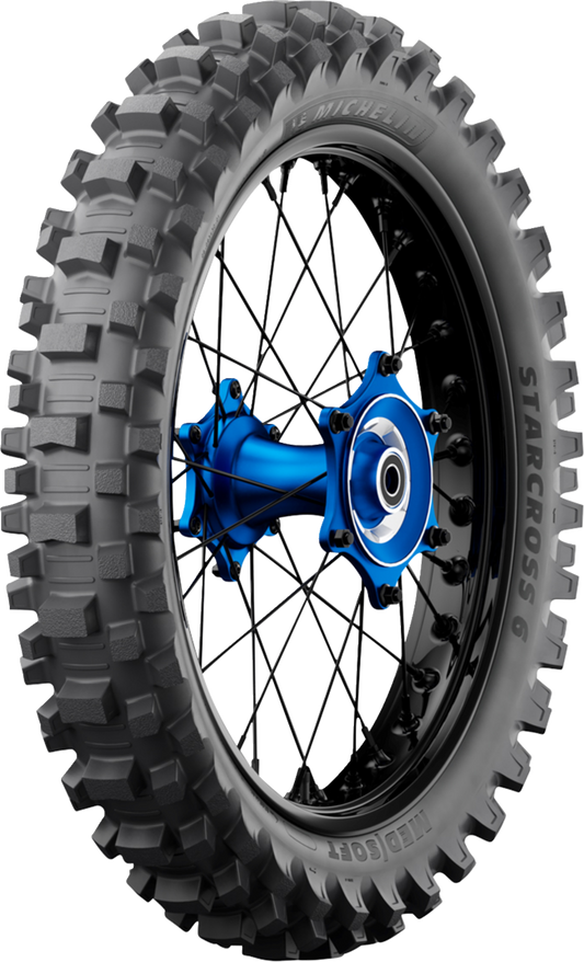 Michelin StarCross 6 Medium Soft Rear Tire - 120/90-18 - 65M
