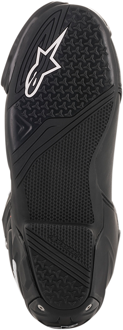 Alpinestars SMX Plus Boots Black/White/Red Fluorescent