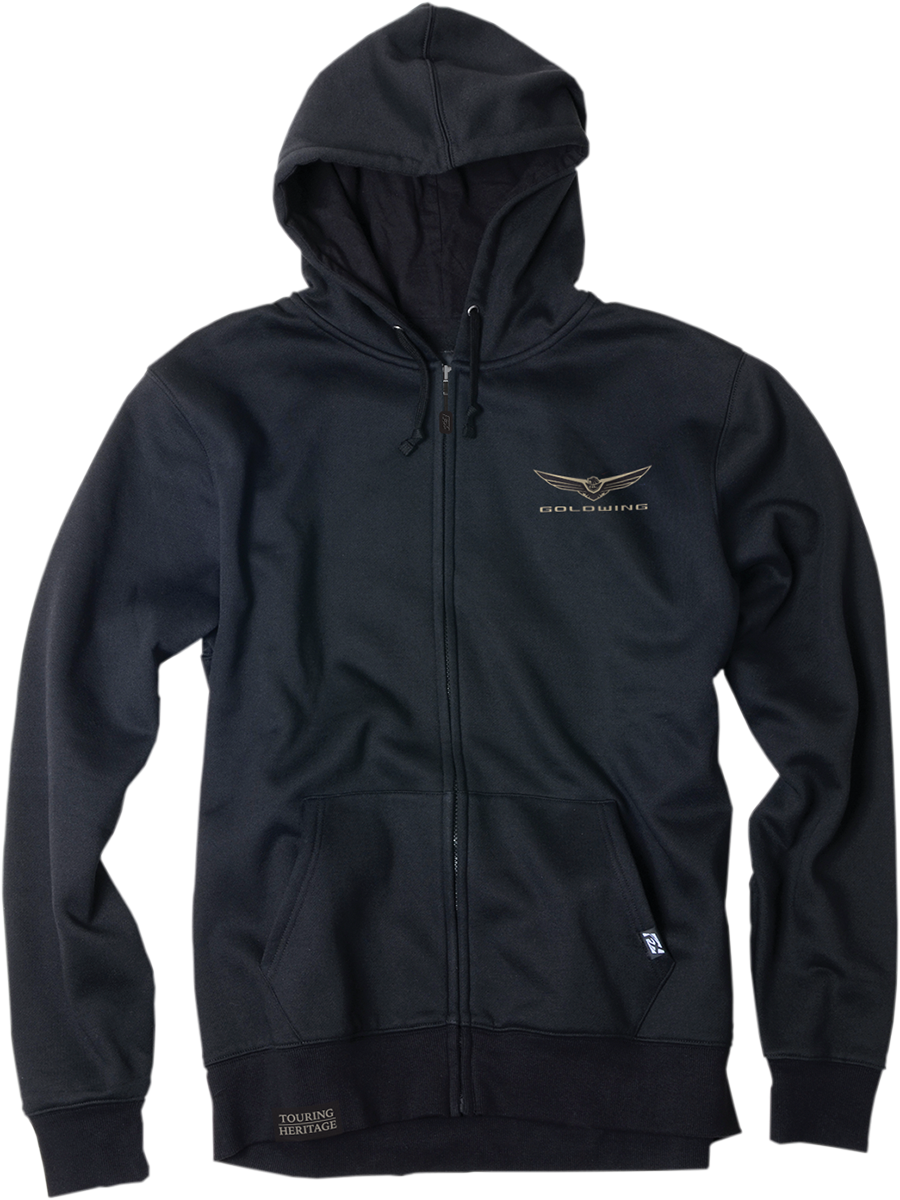 Facotry Effex Goldwing Icon Zip-Up Hoodie - Black