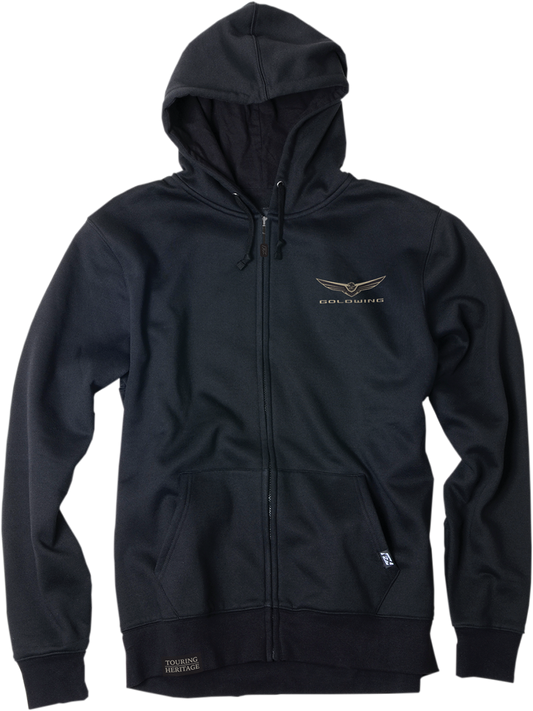 Facotry Effex Goldwing Icon Zip-Up Hoodie - Black