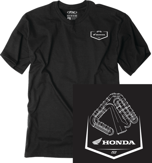 Facotry Effex Honda Track T-Shirt - Black