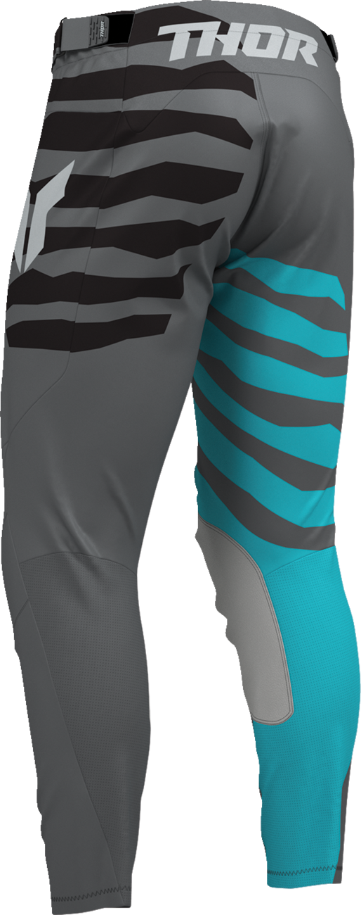 Charcoal/Aqua