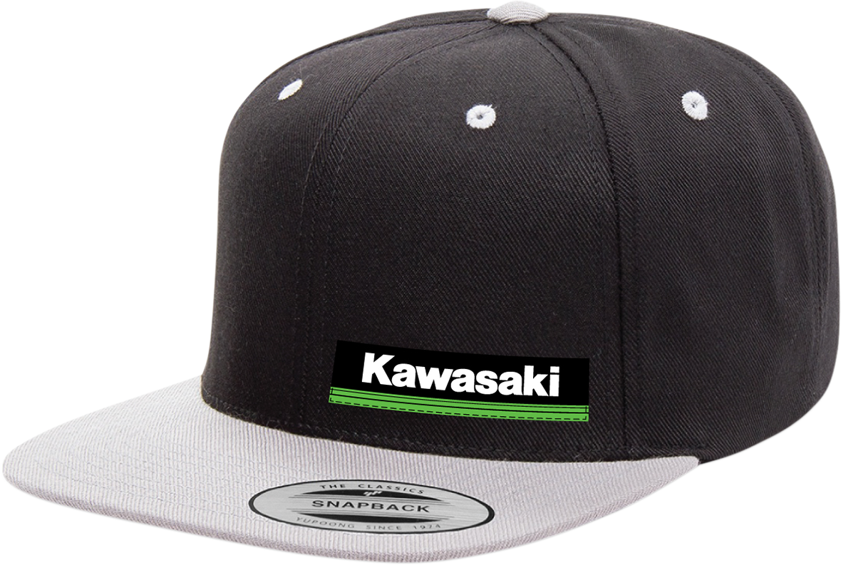 Facotry Effex Kawasaki Wedge Hat - Black/Gray