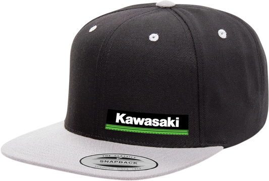 Facotry Effex Kawasaki Wedge Hat - Black/Gray