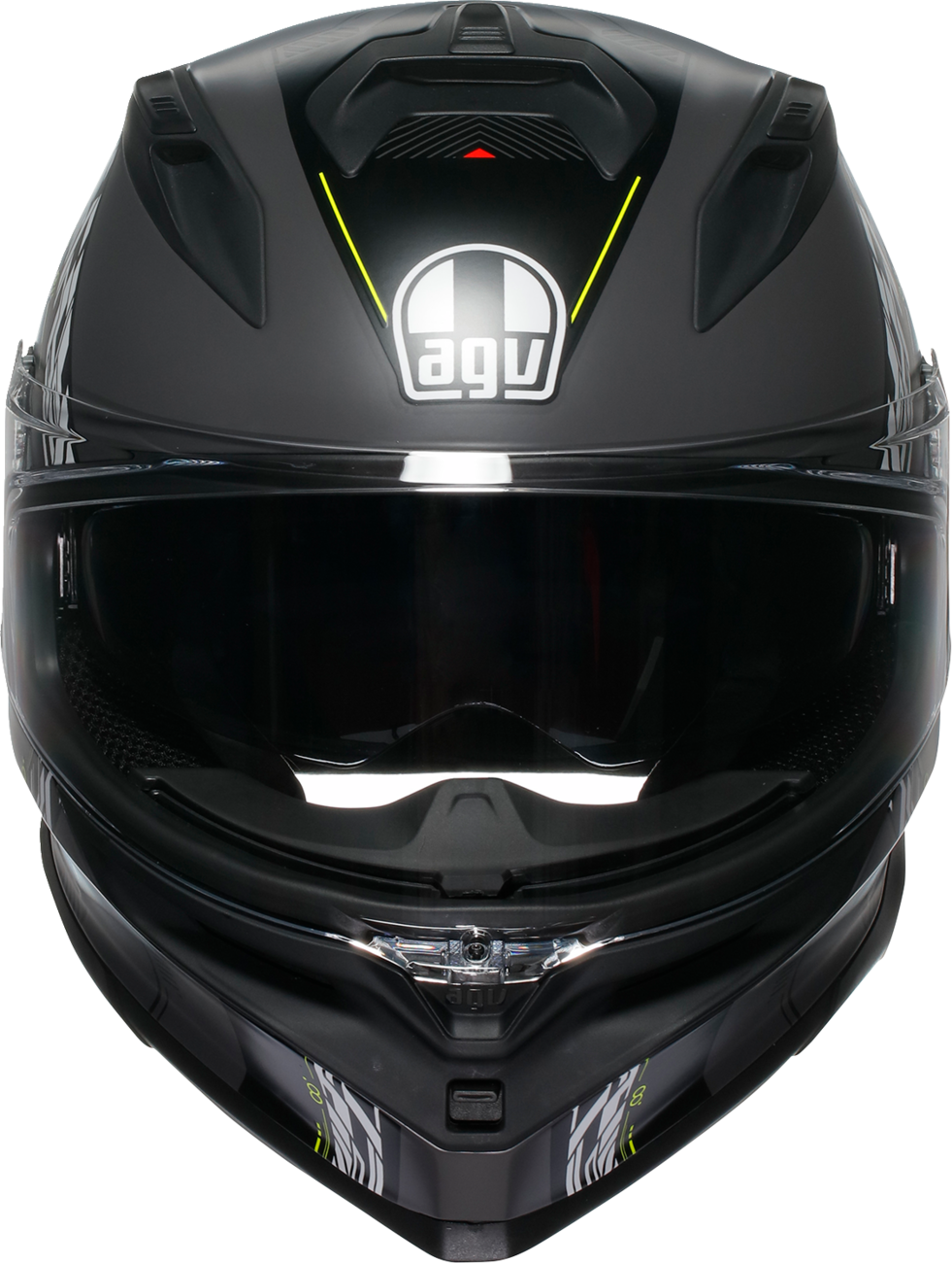 AGV K7 Helmet - Kyber - Matte Gray/Yellow Fluo