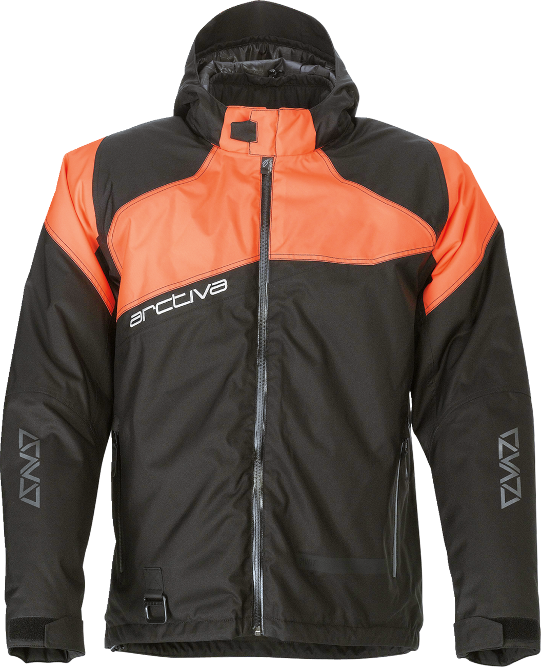 Arctiva Pivot 5 Hooded Jacket - Black/Orange