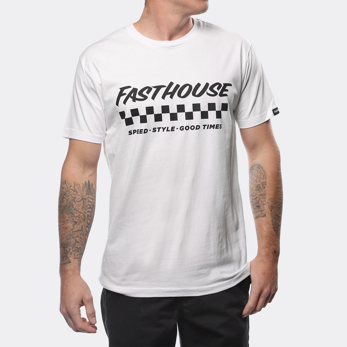 Fasthouse Apex Tee - White