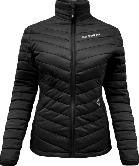Gerbing Womens 7V Khione Insulated Heated Puffer Jacket 2.0 - Black