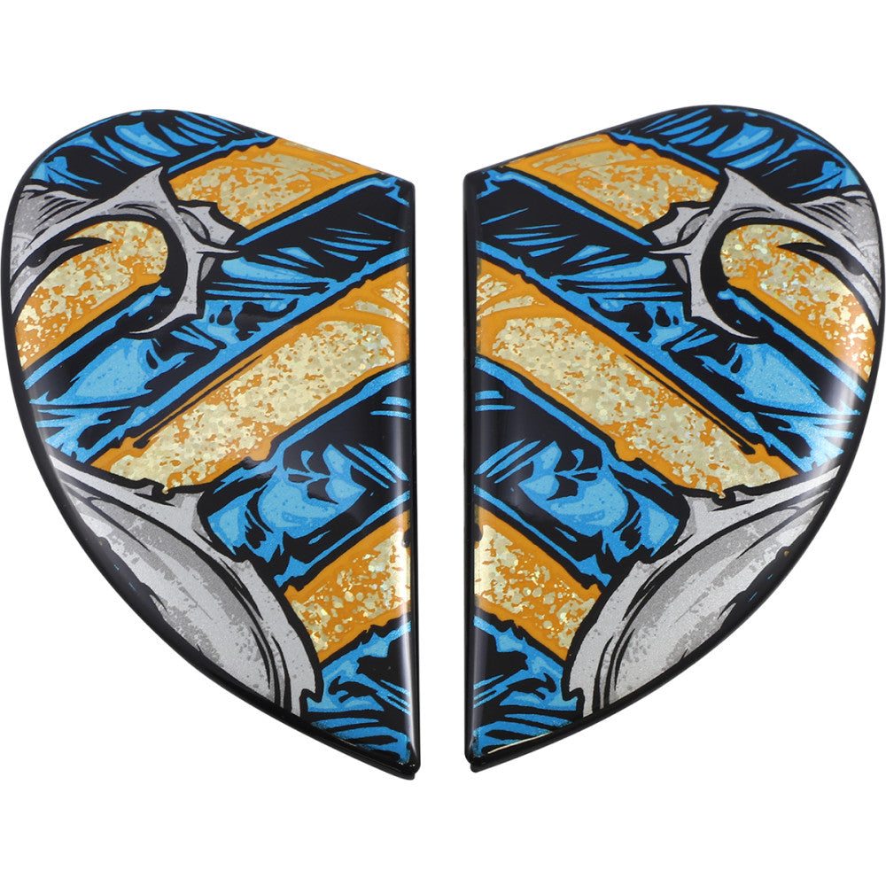 Icon Airform Helmet Side Plates - Pharaoh Gold