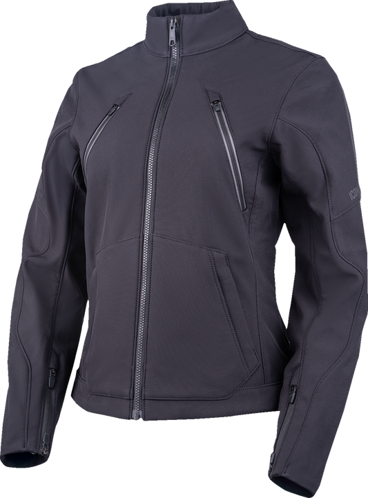 Icon Womens Merc3 Jacket - Black