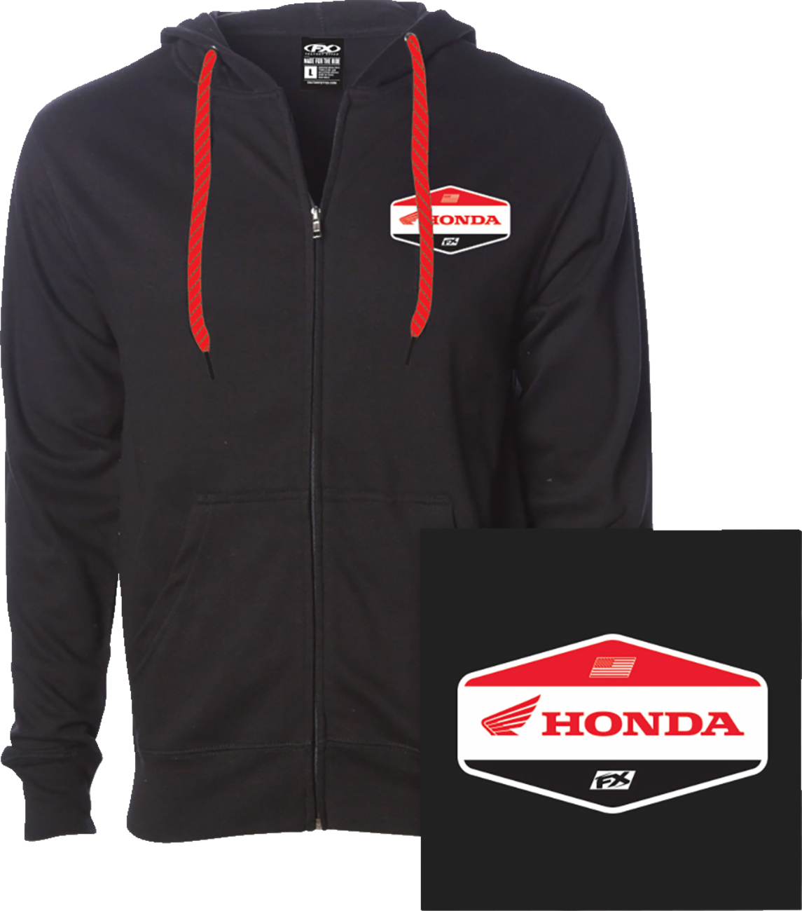 Facotry Effex Honda Stadium Zip-Up Hoodie - Black