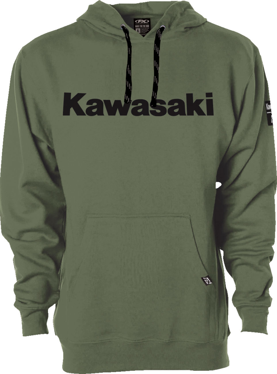 Facotry Effex Kawasaki Squad Pullover Hoodie - Army Green