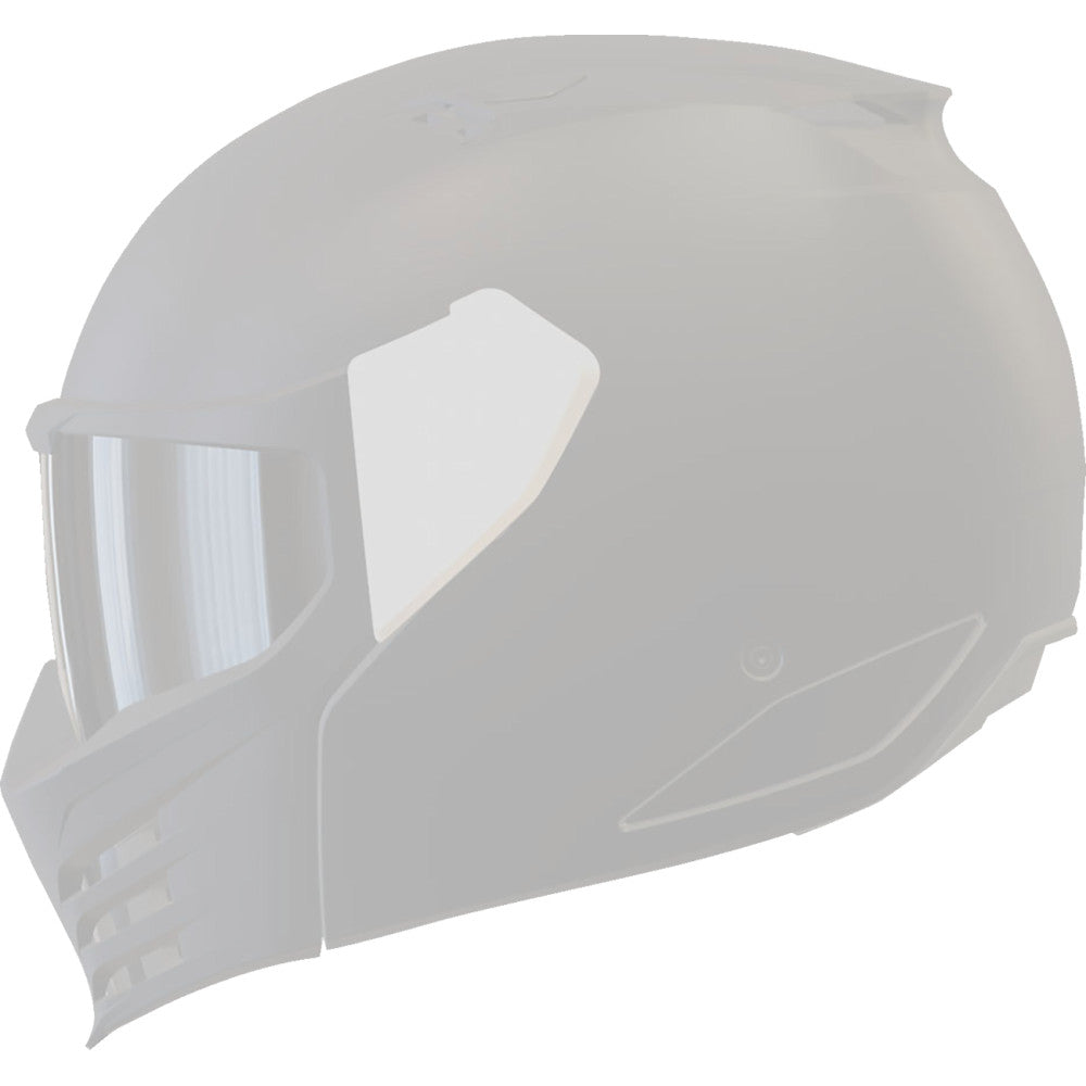 Icon Elsinore Helmet Side Plates - Gloss White