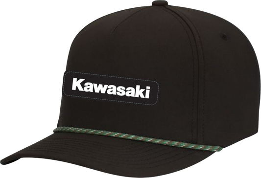 Facotry Effex Kawasaki Explorer Braided Snapback Hat - Black/Green